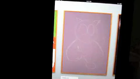 owl iPad painting by Eric VanSingel