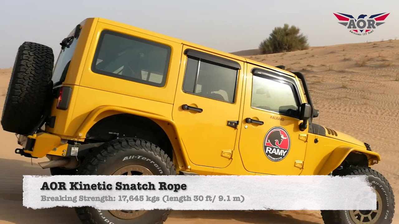 AOR Kinetic Snatch Rope and Shackles - YouTube