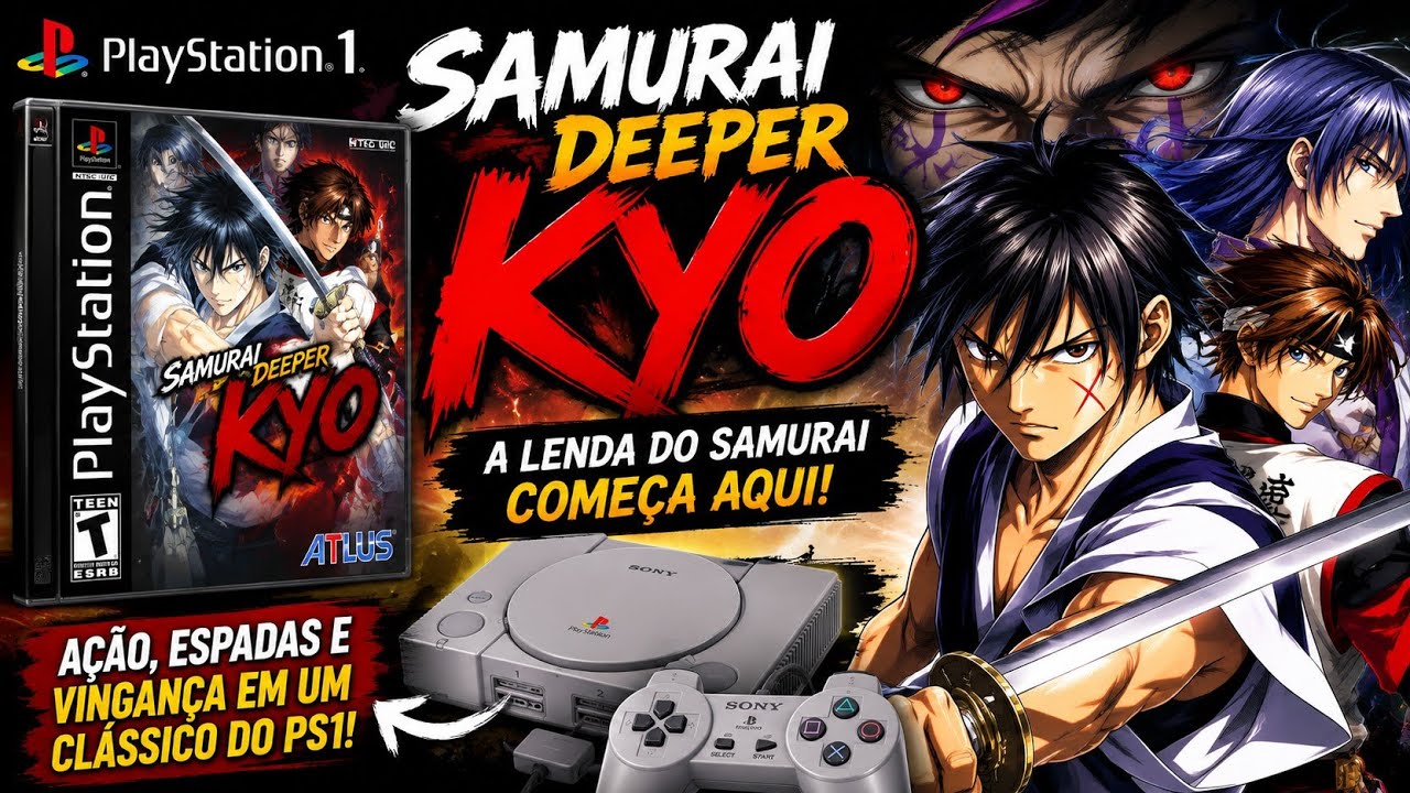 Samurai Deeper Kyo (BR) - PlayStation 1 - YouTube