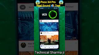 Poco x4 Pro 5g Real Sound🔊 Test 😱😱2 Speaker🔇 Sound #shorts #viral #pocox4pro5g  #technicalsharmaji Resimi