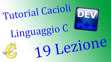 Tutorial Linguaggio C - 19 Lezione - Stringhe palindrome