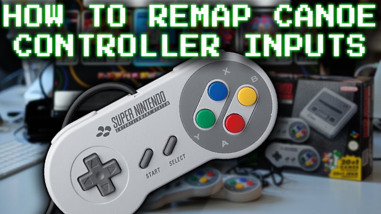 S/NESC How to remap Canoe controller inputs YouTube