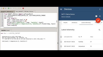 My MQTT ThingsBoards Publish Test