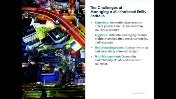 Managing Global Compliance in a Changing World