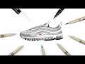 How to | Drawing | Nike Air Max 97