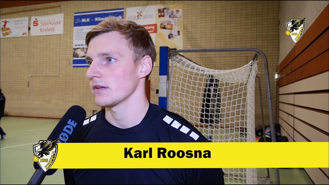 Karl Roosna nach Länderspiel