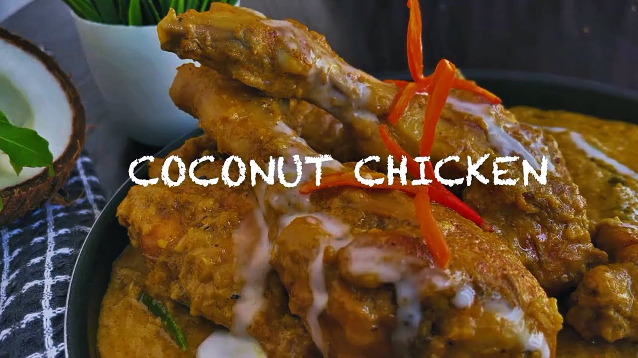 Coconut Chicken Curry | রেস্টুরেন্ট স্টাইল কোকোনাট চিকেন | कोकोनट चिकन bongzaikebaaz