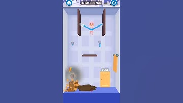 rescue cut rope puzzle stage 2764| rescue cut rope puzzle game for android and iOS #short