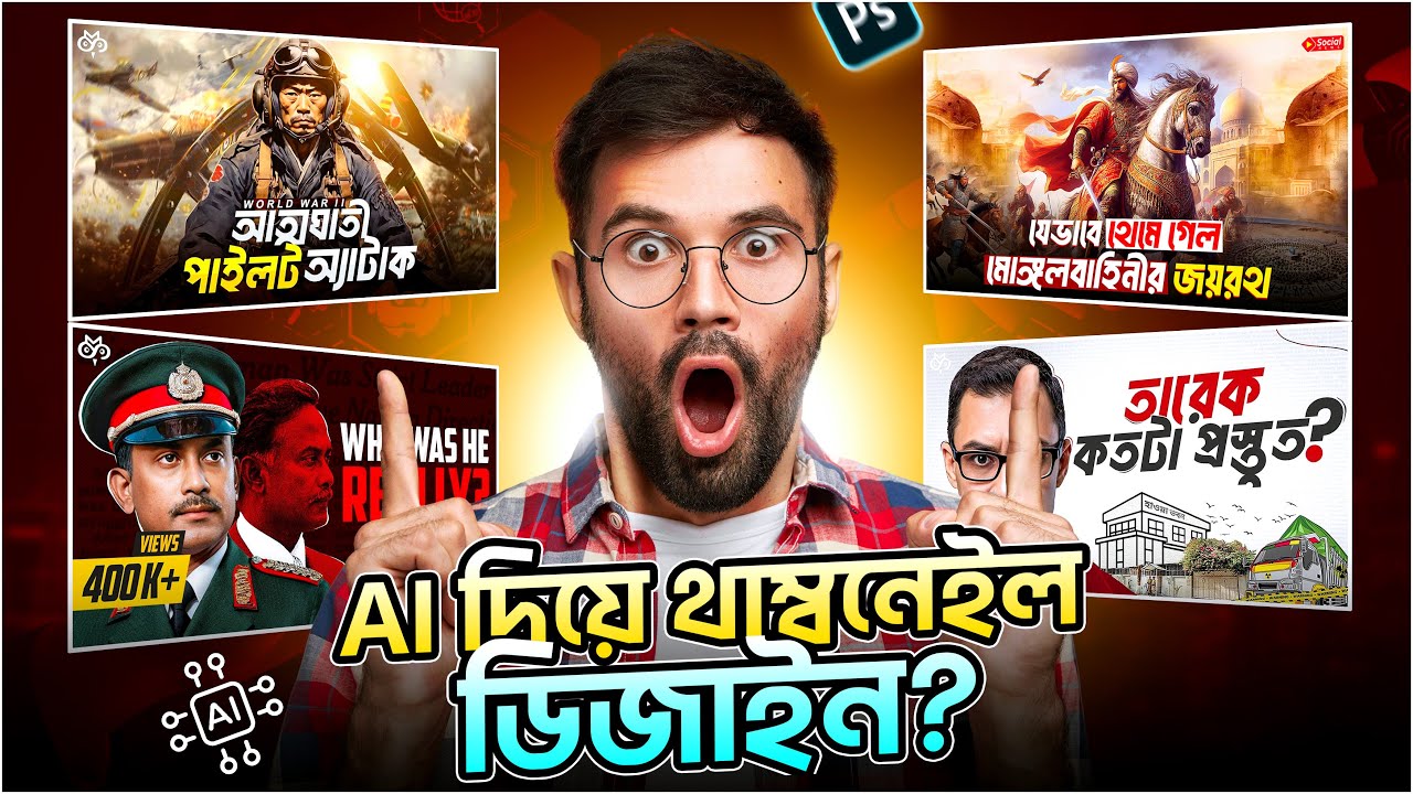 থাম্বনেইল ডিজাইন করুন AI ইমেজ দিয়ে | সহজ ও দ্রুত পদ্ধতি