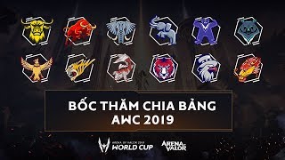Thể thức và Bốc thăm chia bảng AWC 2019: Bảng tử thần gọi tên Việt Nam (Team Flash)