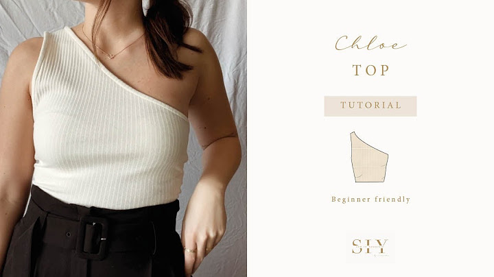 SEW an asymmetrical top  | sewing tutorial | English and german instructions | Chloe top