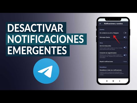 Cómo Desactivar o Quitar las Notificaciones Emergentes de Nuevas Personas en Telegram