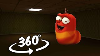 oi oi oi red larva chase you in Backroom But It's 360 degree video #2
