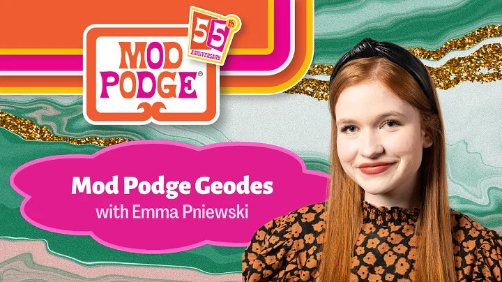 DIY Geodes - Mod Podge Boredom Busters for Kids