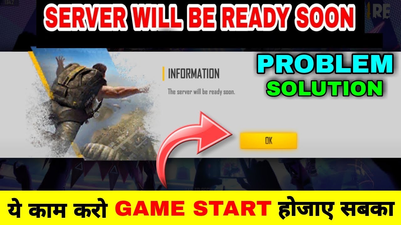 FIX The Server Will Be Ready Soon Free Fire Problem Solve Kab Hoga