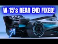 Mercedes w15 has fixed its rearend issues