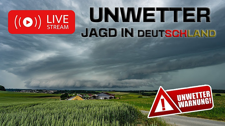 🔴LIVE UNWETTER in Deutschland! Orkanböen und Hagel möglich!