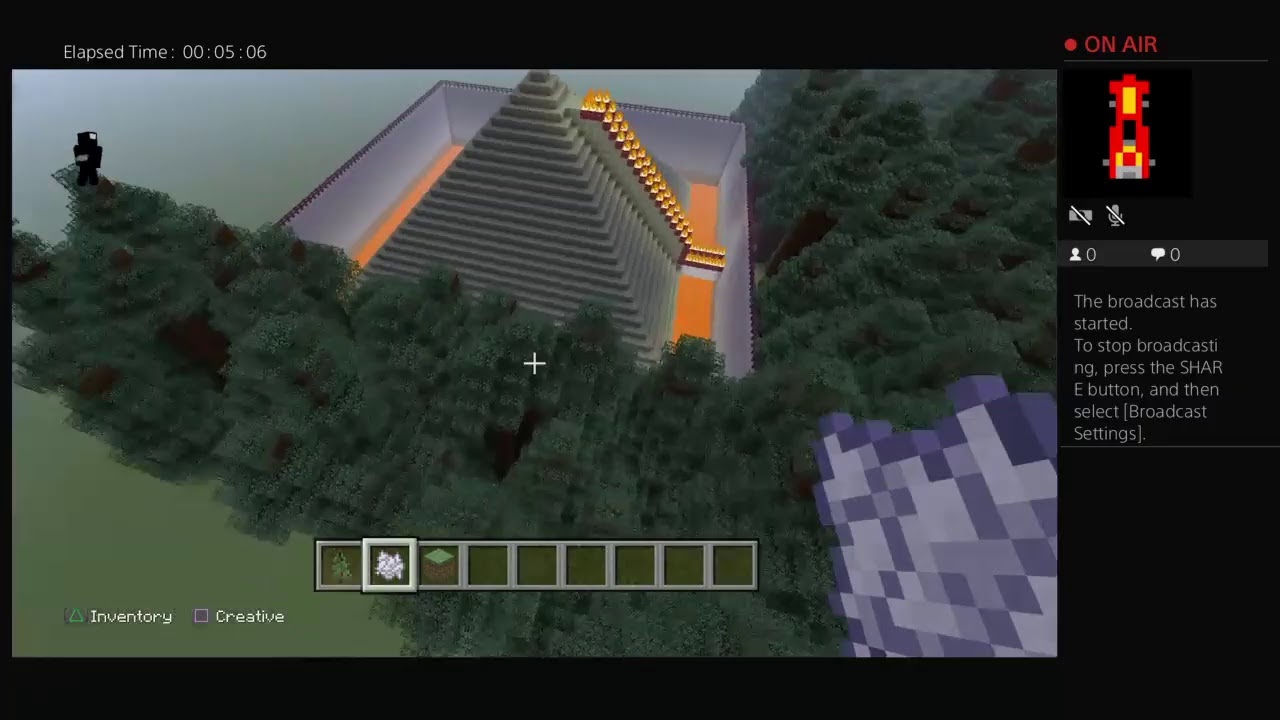 Minecraft: Building A Pyramid Part 2 - YouTube