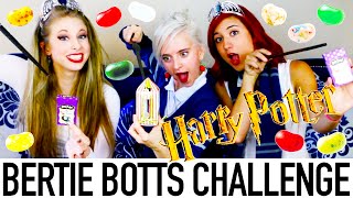 Bertie Botts Every Flavor Beans Harry Potter Challenge ft. Brizzy Voices + Christine Riccio