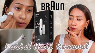 Duur Verdikken Master diploma Braun Mini Facial Hair Remover Review and How to use it - YouTube
