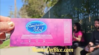 Went to see American idol top 24 elimination to top 20 at RED STUDIOS HOLLYWOOD CA April 10, 2024 by NameOnRice  Name On Rice 1,314 views 1 month ago 6 minutes