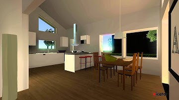 Villa Thor Archviz Sunlight study 16th December with Unity 5