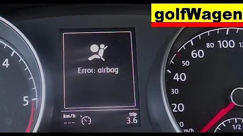 VW Golf 7 airbag light reset