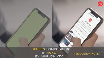 SCREEN COMPOSITION IN NUKE | BY ANIRUDH VFX | PRODUCTION WORK | (PLUGINS WORK)