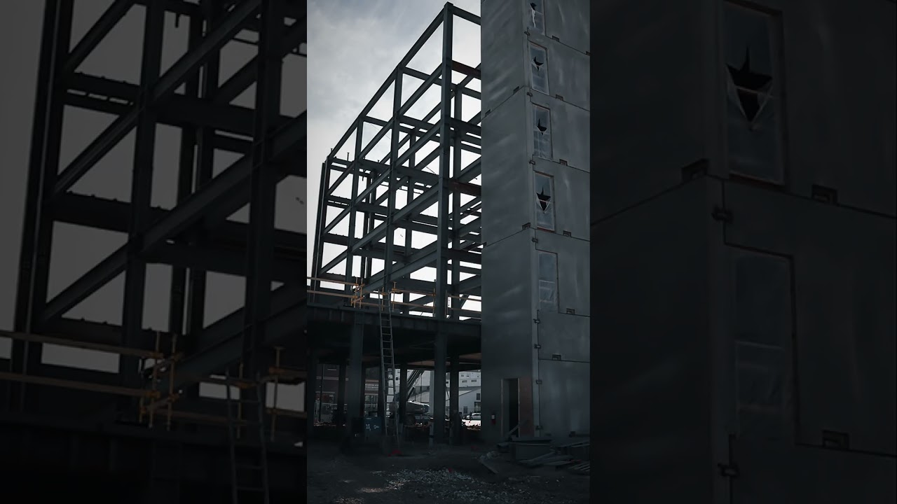 Multi-storey, mixed-use complex steel structure building