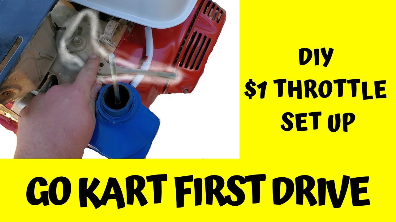 (HOW TO) Throttle cable set up for CHEAP GO KART gx340! Freedom Kart