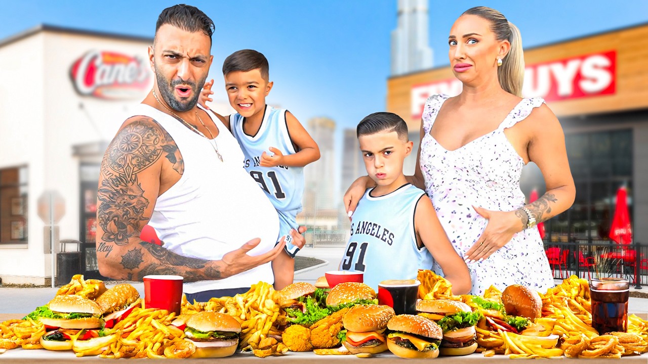 EEN HELE DAG ALLEEN MAAR FASTFOOD ETEN *IN DUBAI* | #992