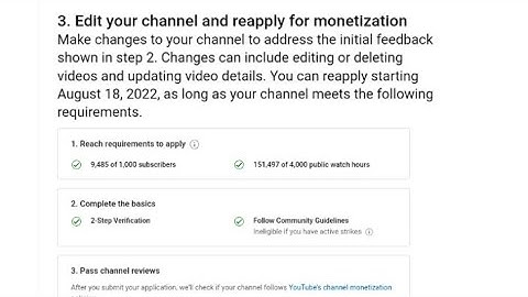 Your Channel Reapply Ineligible for Monetization || 2023#viralvideo#longtimecoming Supportme#🙏🙏🙏