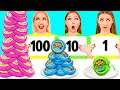 100個重ねフードチャレンジ | 面白いチャレンジ BooBoom Challenge