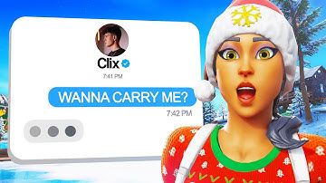 I Asked 100 Pros to CARRY Me to Unreal…