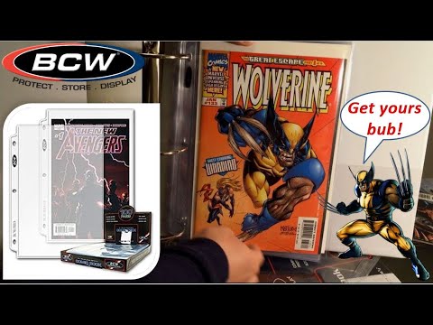 BCW 1 Pocket Comic Magazine Storage Binder Pages Review