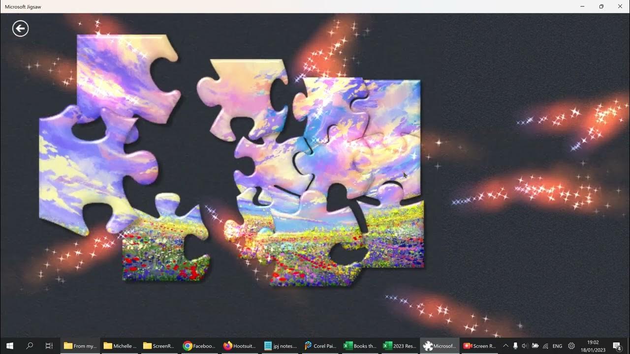Microsoft Jigsaw Easy Earth on Canvas Puzzles YouTube