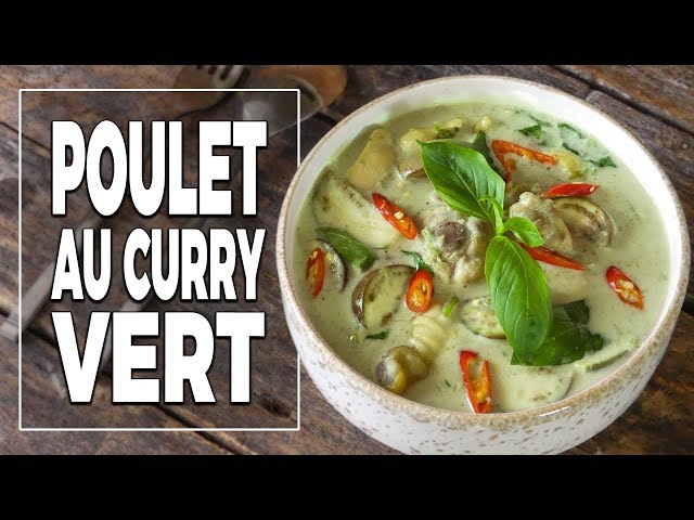 Comment préparer le poulet au curry vert indien: recette facile