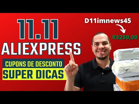 11/11 do AliExpress começou: cupons, desconto progressivo e