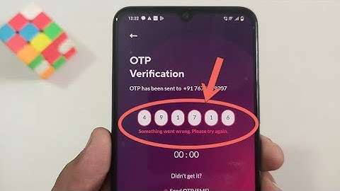 Something went wrong in Zepto | login problem with OTP !