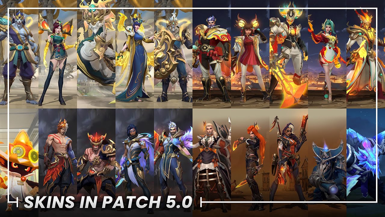 [ Preview ] Skins Patch 5.0 || League Of Legends Wild Rift - YouTube