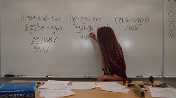 Too Much Chem Episode 3: Mixed Operations With Significant Figures