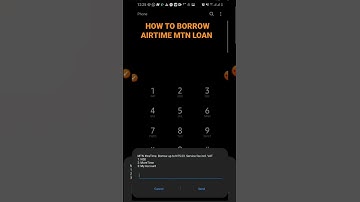 how to borrow  #airtime on #airtel by using new #ussd #code