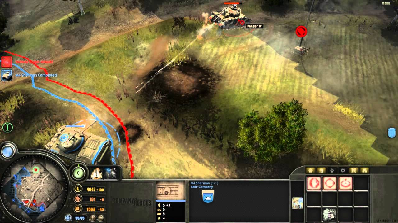 PC Game Walkthrough Company Of Heros Hill 192 Part 5 YouTube