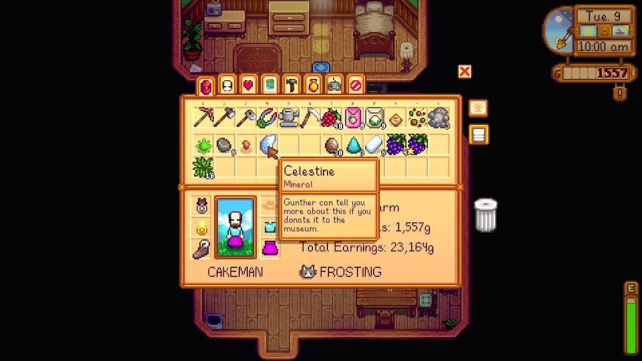 How to get Celestine mineral Stardew Valley YouTube