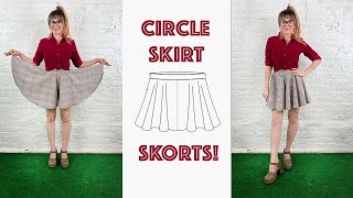 Famous Skorts Sew Along Tutorial With Pattern (Circle Skirt Skorts)! Net Worth