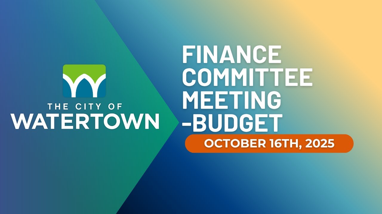 Finance Committee Meeting - Budget | October 16, 2025