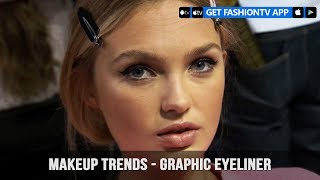 Makeup Trends Fall/Winter 2017-18 Graphic Eyeliner | FashionTV