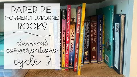 Paper Pie (formerly Usborne) books for Classical Conversations Cycle 3 Foundations {Flip Through}
