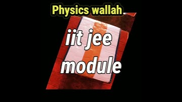 📘iit jee module📃physicswallah unboxing #physicswallah #quickjee #short #module #viral