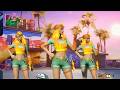 Fortnite BR Trio Victory Playing with my kids as Soleil Full Gameplay